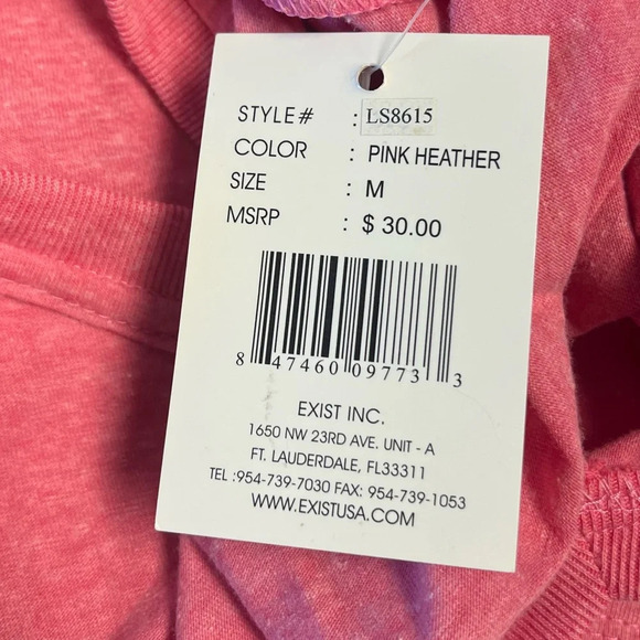 EXIST Pink Tee NWT - Picture 4 of 5